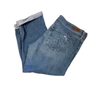Adriano Goldschmied women jeans size 32 The Tomboy Crop relaxed straight crop